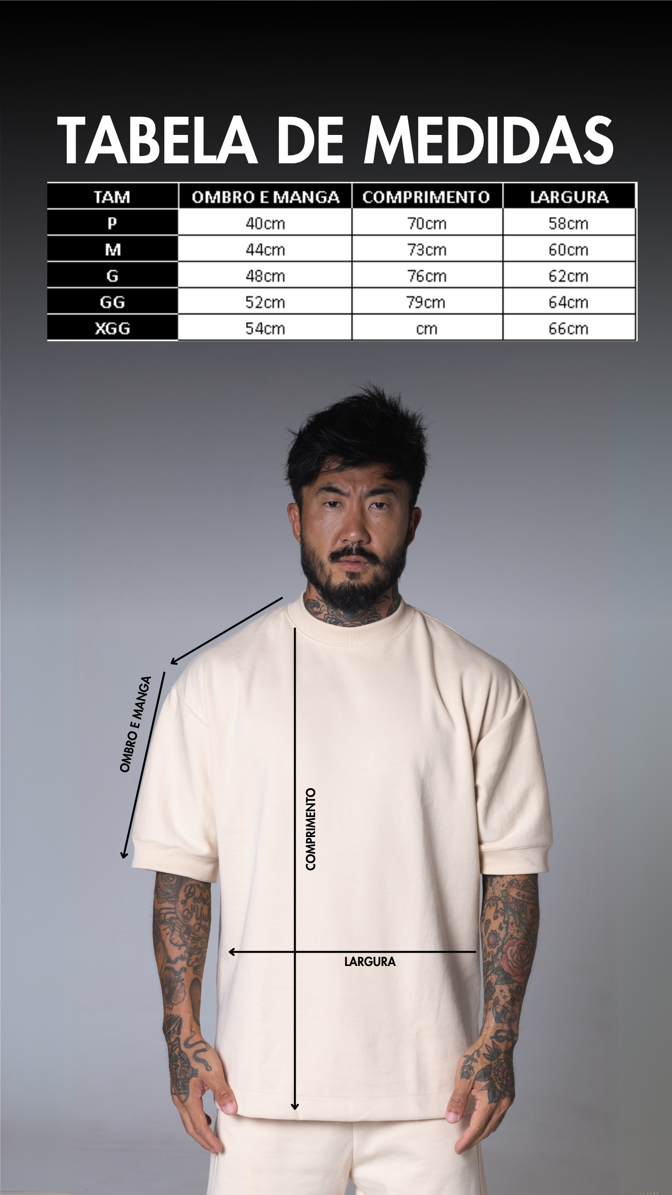 CAMISETA REGULAR FIT HEAVY AZUL NAVAL