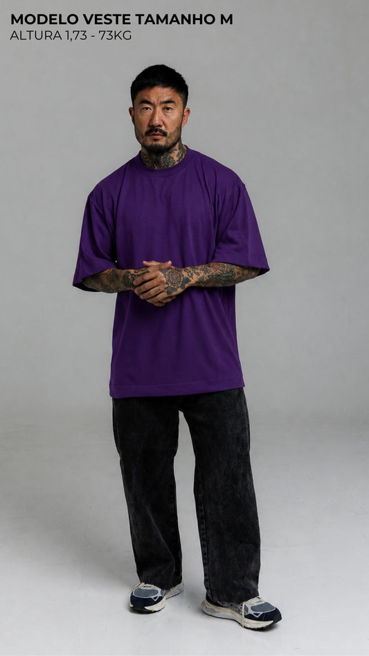 CAMISETA OVERSIZED VIOLETA