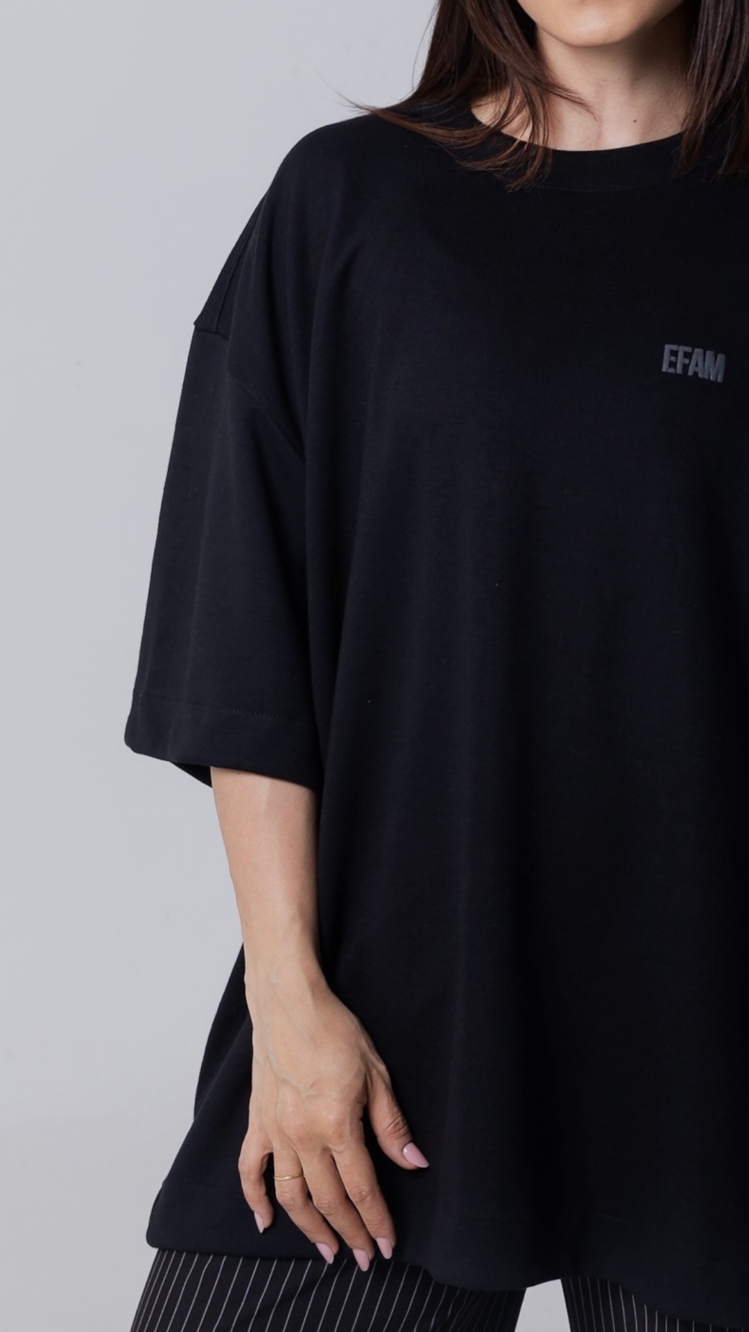 CAMISETA OVERSIZED MOLETOM PRETA STREET LEGACY