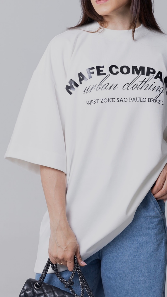CAMISETA OVERSIZED MOLETOM OFF WHITE URBAN CLOTHING