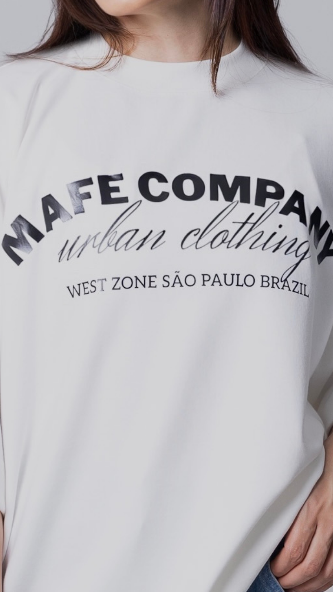 CAMISETA OVERSIZED MOLETOM OFF WHITE URBAN CLOTHING