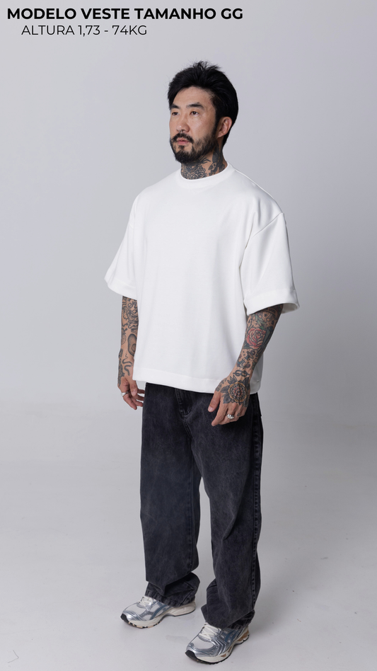 CAMISETA BOXY OVERSIZED OFF WHITE