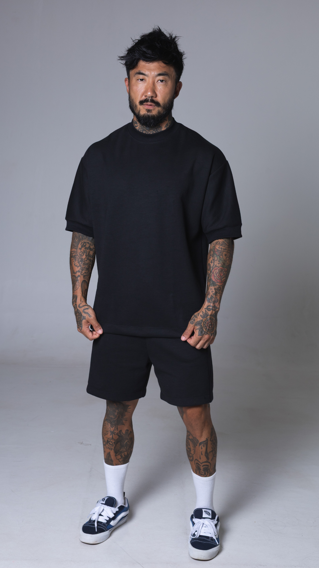 CONJUNTO MOLETOM REGULAR FIT PRETO