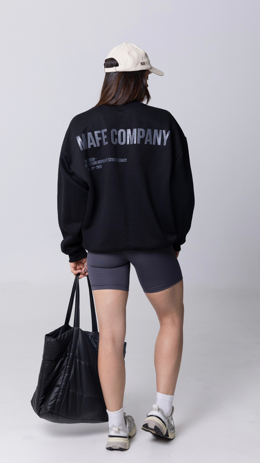 BLUSA DE MOLETOM PRETA STREET LEGACY