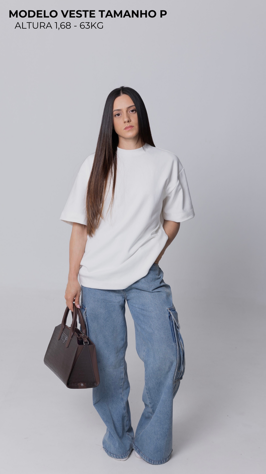 CAMISETA OVERSIZED OFF WHITE
