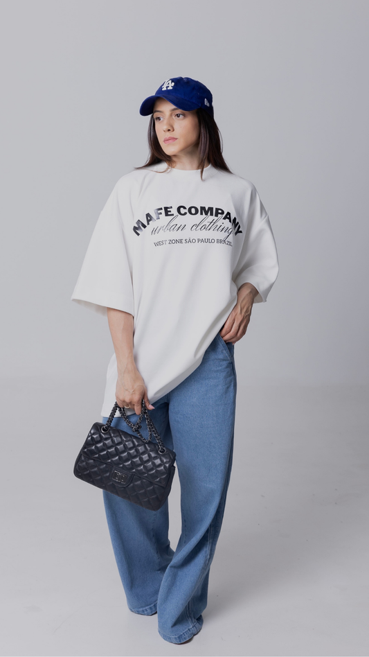CAMISETA OVERSIZED MOLETOM OFF WHITE URBAN CLOTHING