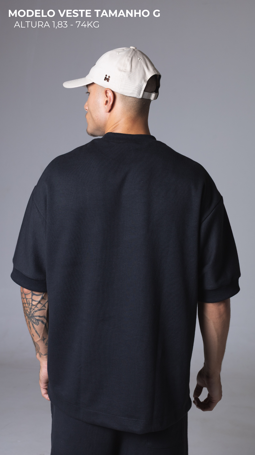 CONJUNTO MOLETOM REGULAR FIT PRETO