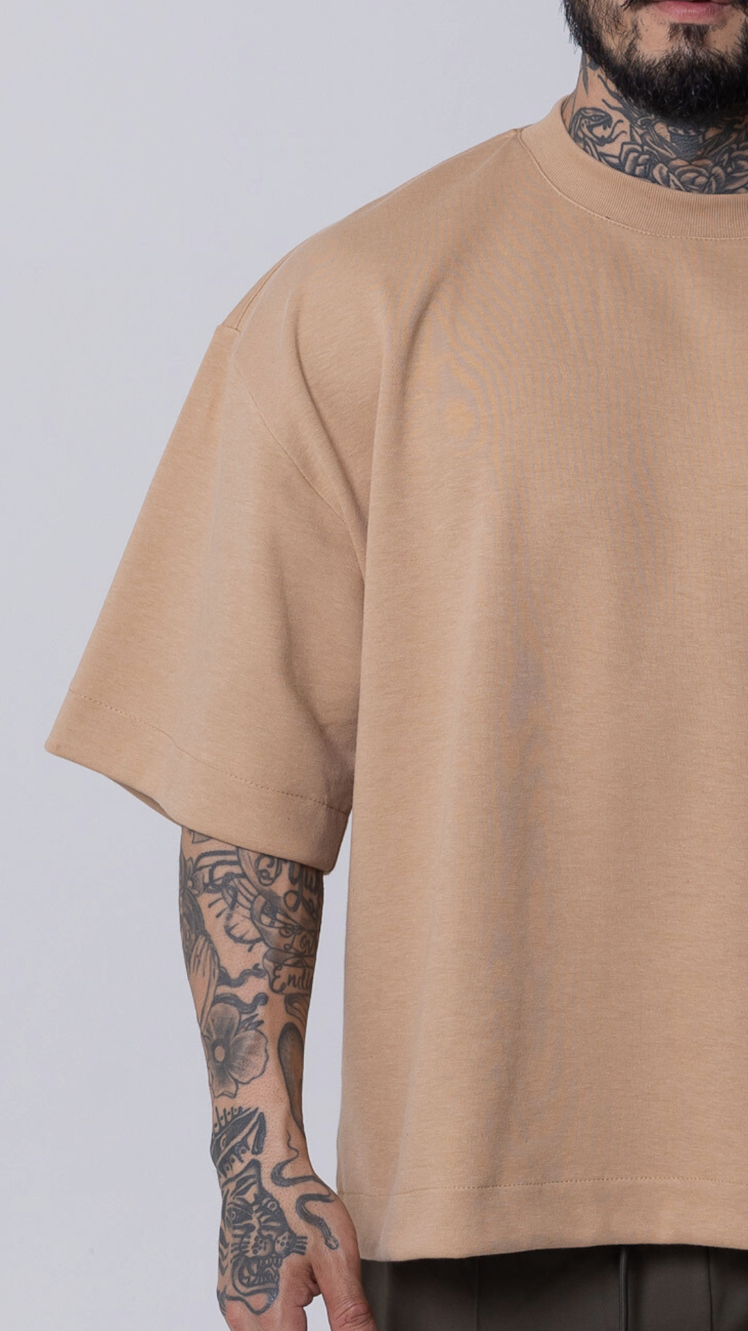 CAMISETA BOXY OVERSIZED MOCHA