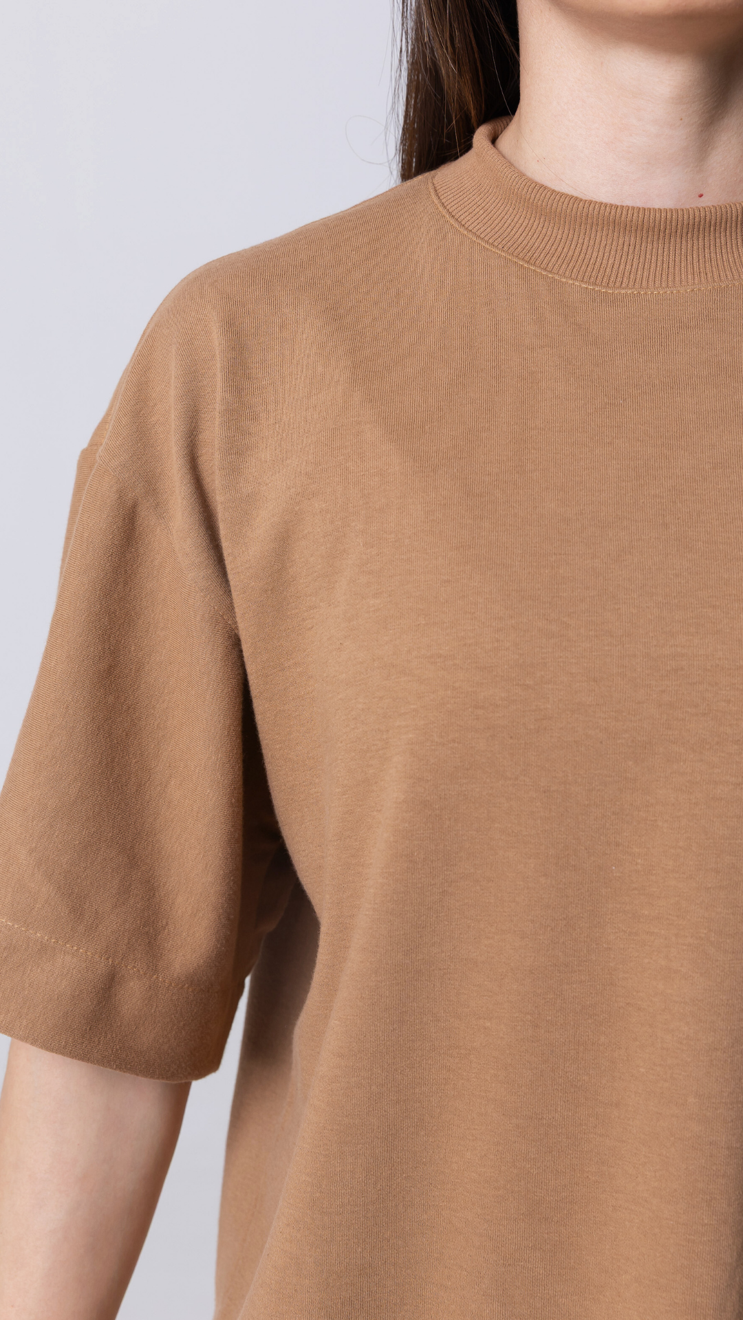 CAMISETA OVERSIZED CARAMEL