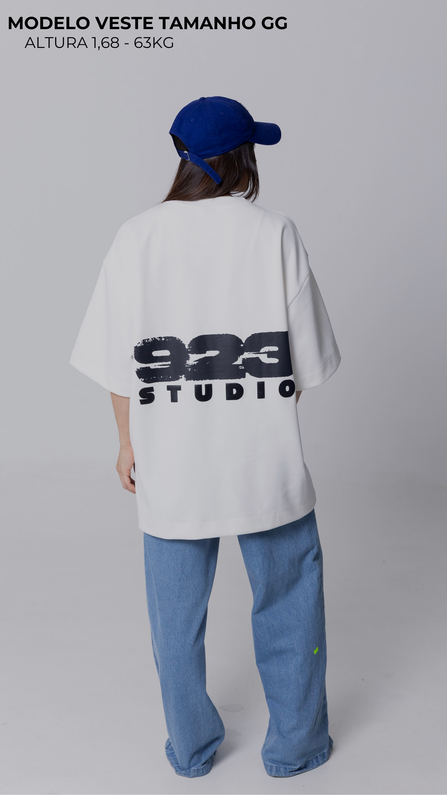 CAMISETA OVERSIZED OFF WHITE 923 STUDIO