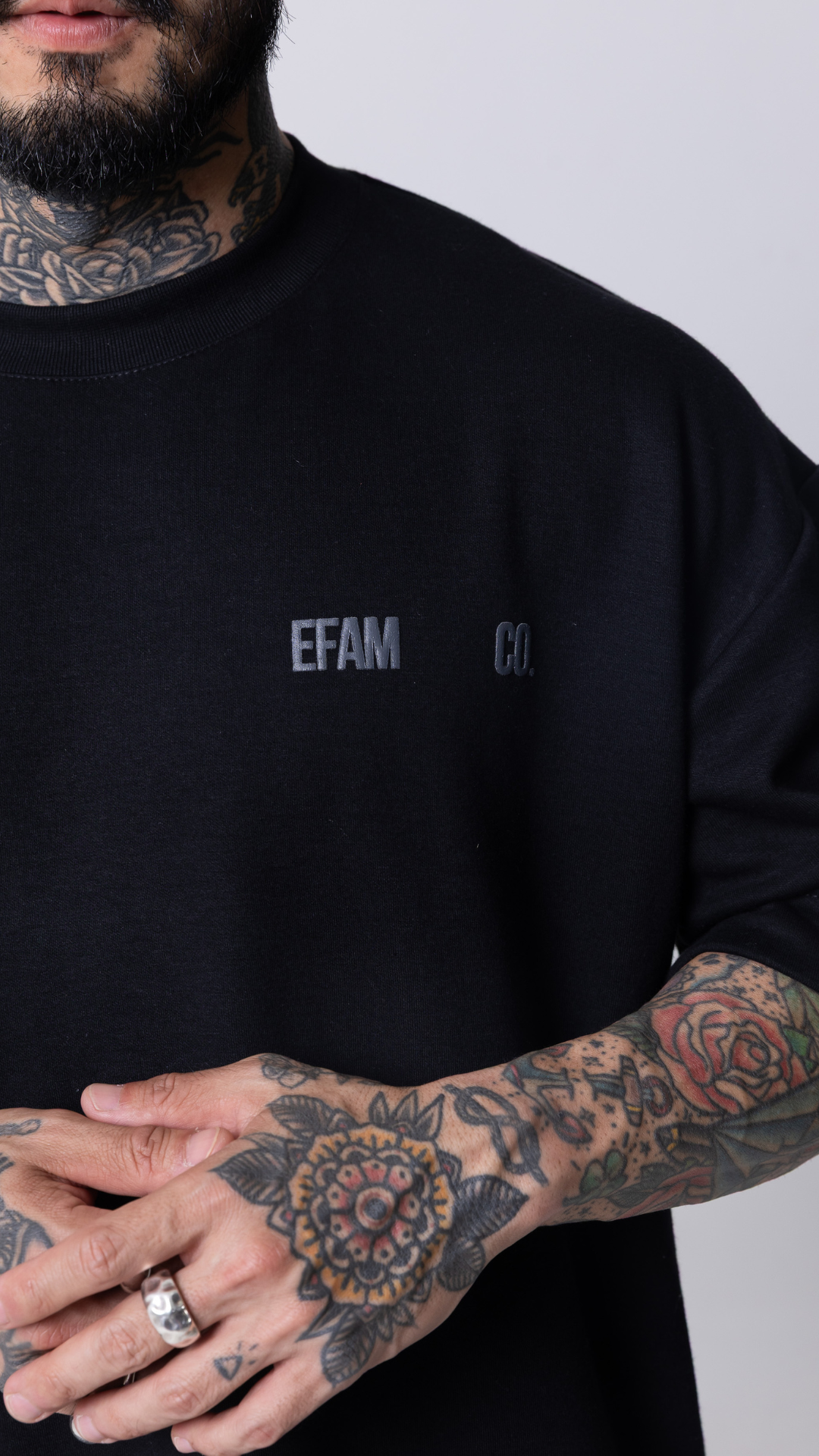 CAMISETA OVERSIZED PRETA STREET LEGACY