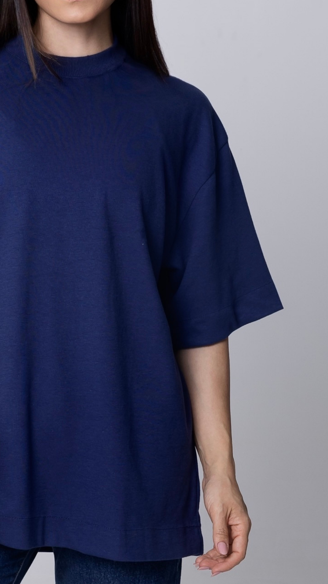 CAMISETA OVERSIZED AZUL MARINHO
