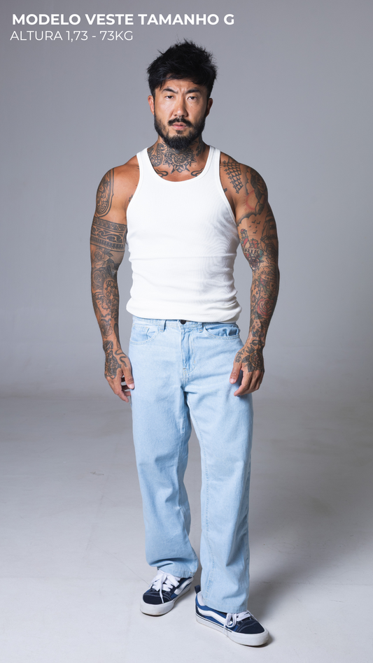 REGATA CANELADA SLIM OFF WHITE