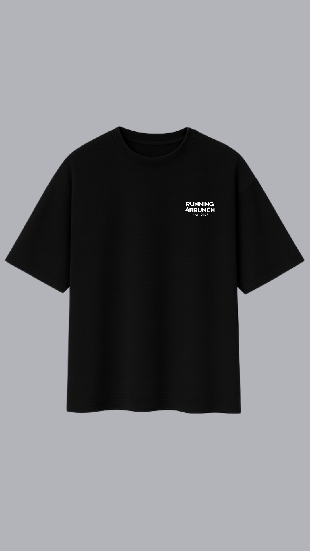 CAMISETA OVERSIZED ALGODÃO RUNNING 4 BRUNCH