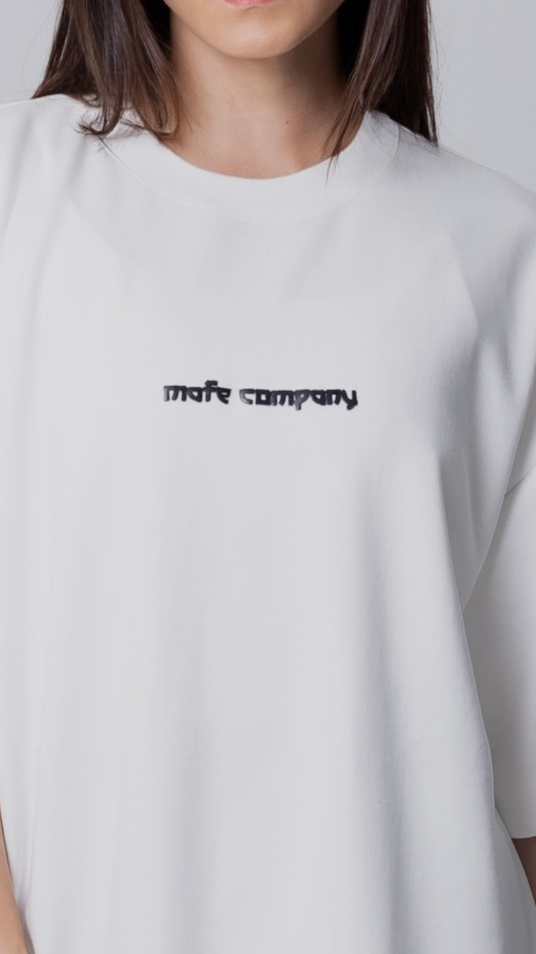 CAMISETA OVERSIZED MOLETOM OFF WHITE 923 STUDIO