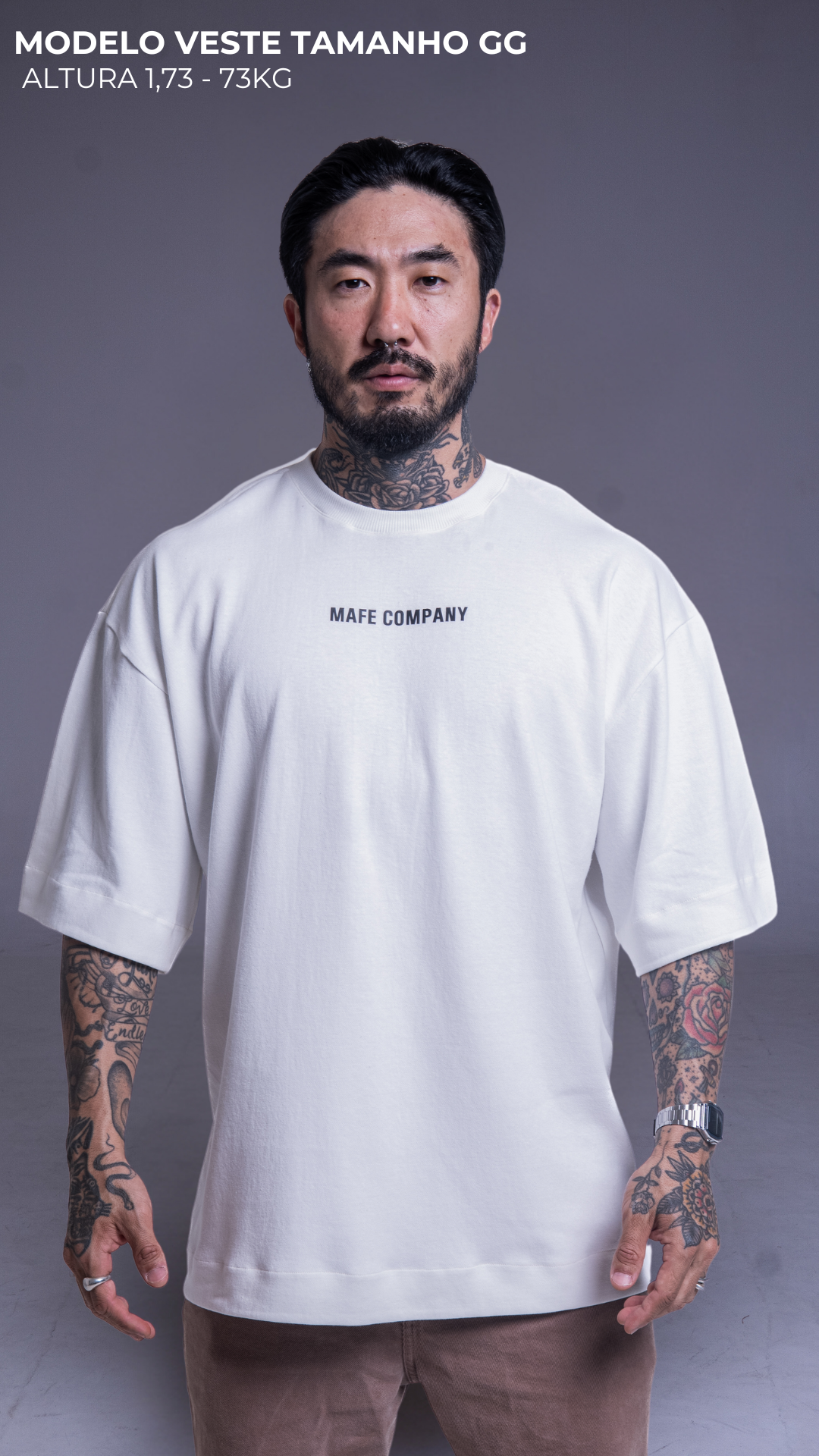 CAMISETA OVERSIZED OFF WHITE 923 EXCLUSIVA