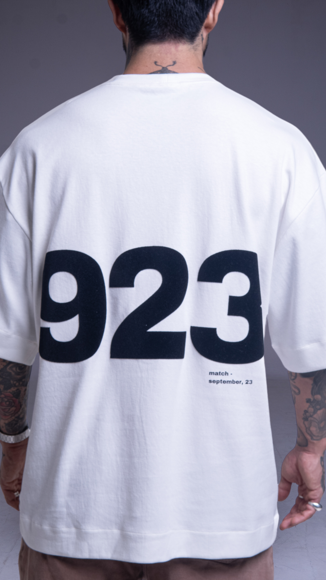 CAMISETA OVERSIZED OFF WHITE 923 EXCLUSIVA