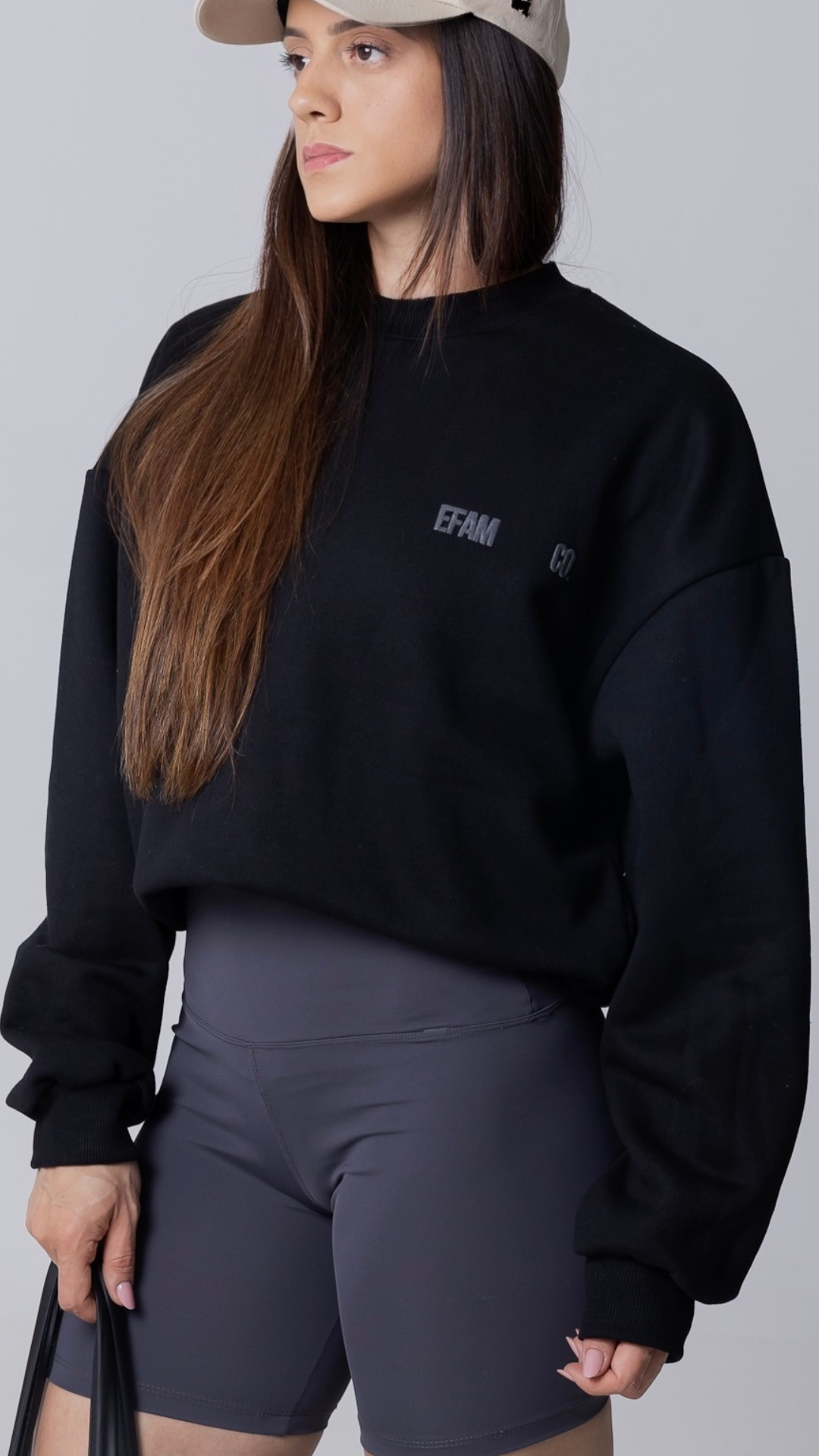 BLUSA DE MOLETOM PRETA STREET LEGACY