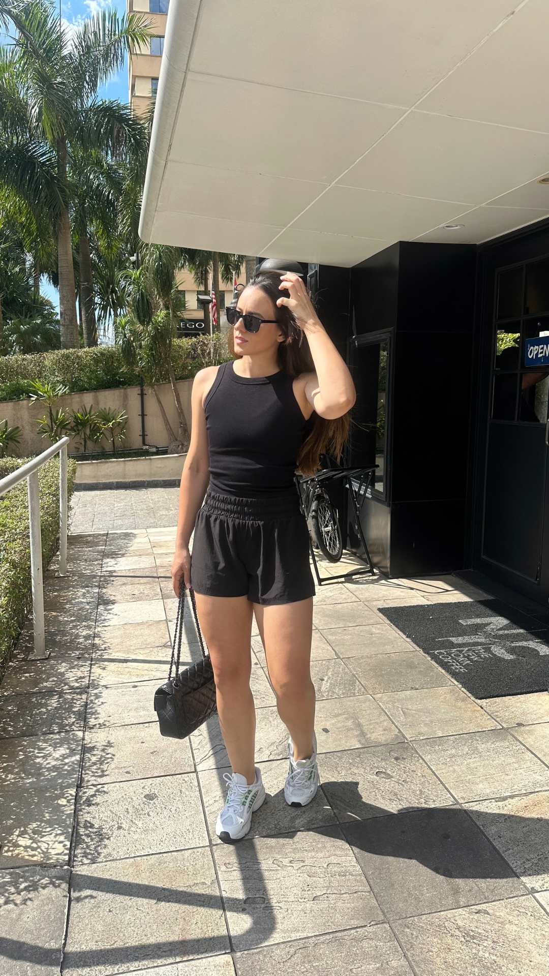 REGATA FEMININA CANELADA VISCOSE CASUAL PRETA