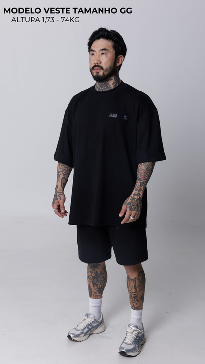 CAMISETA OVERSIZED PRETA STREET LEGACY