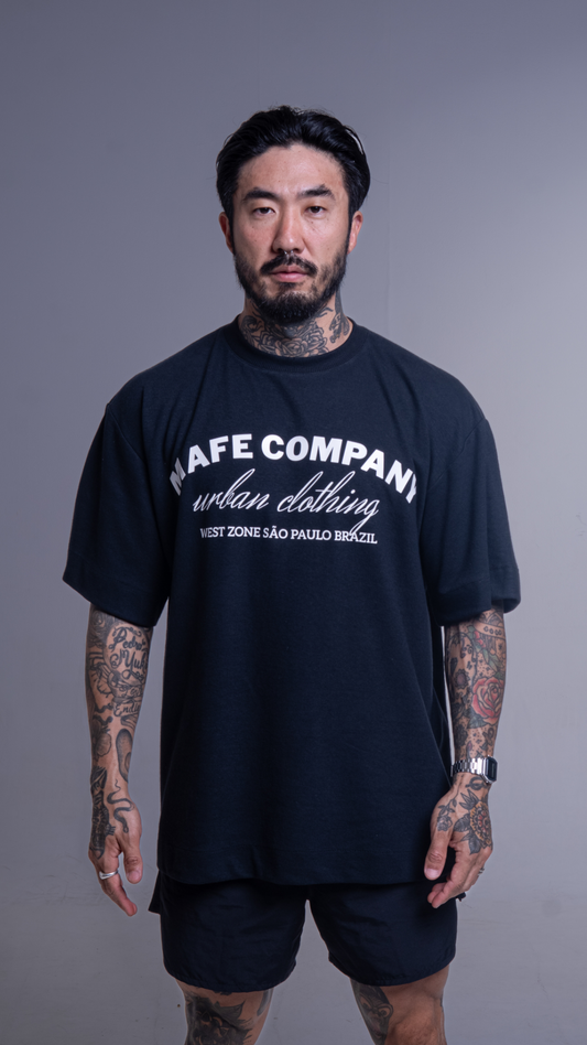 CAMISETA OVERSIZED PRETA URBAN CLOTHING