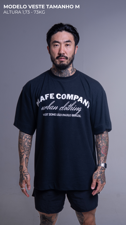 CAMISETA OVERSIZED PRETA URBAN CLOTHING