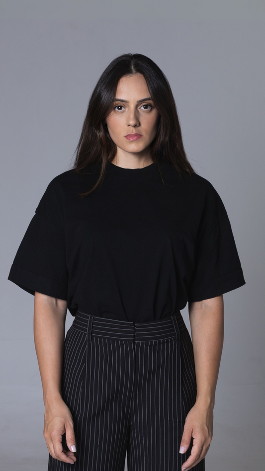 CAMISETA OVERSIZED BOXY PRETA