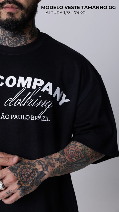 CAMISETA OVERSIZED PRETA URBAN CLOTHING