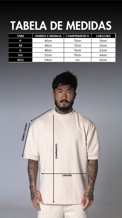 CONJUNTO REGULAR FIT CINZA GELATO