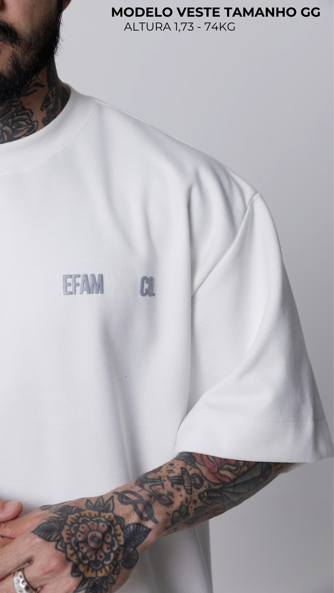 CAMISETA OVERSIZED OFF WHITE STREET LEGACY