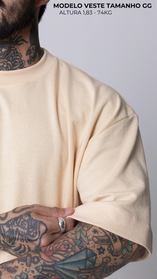 CAMISETA BOXY OVERSIZED VANILLA