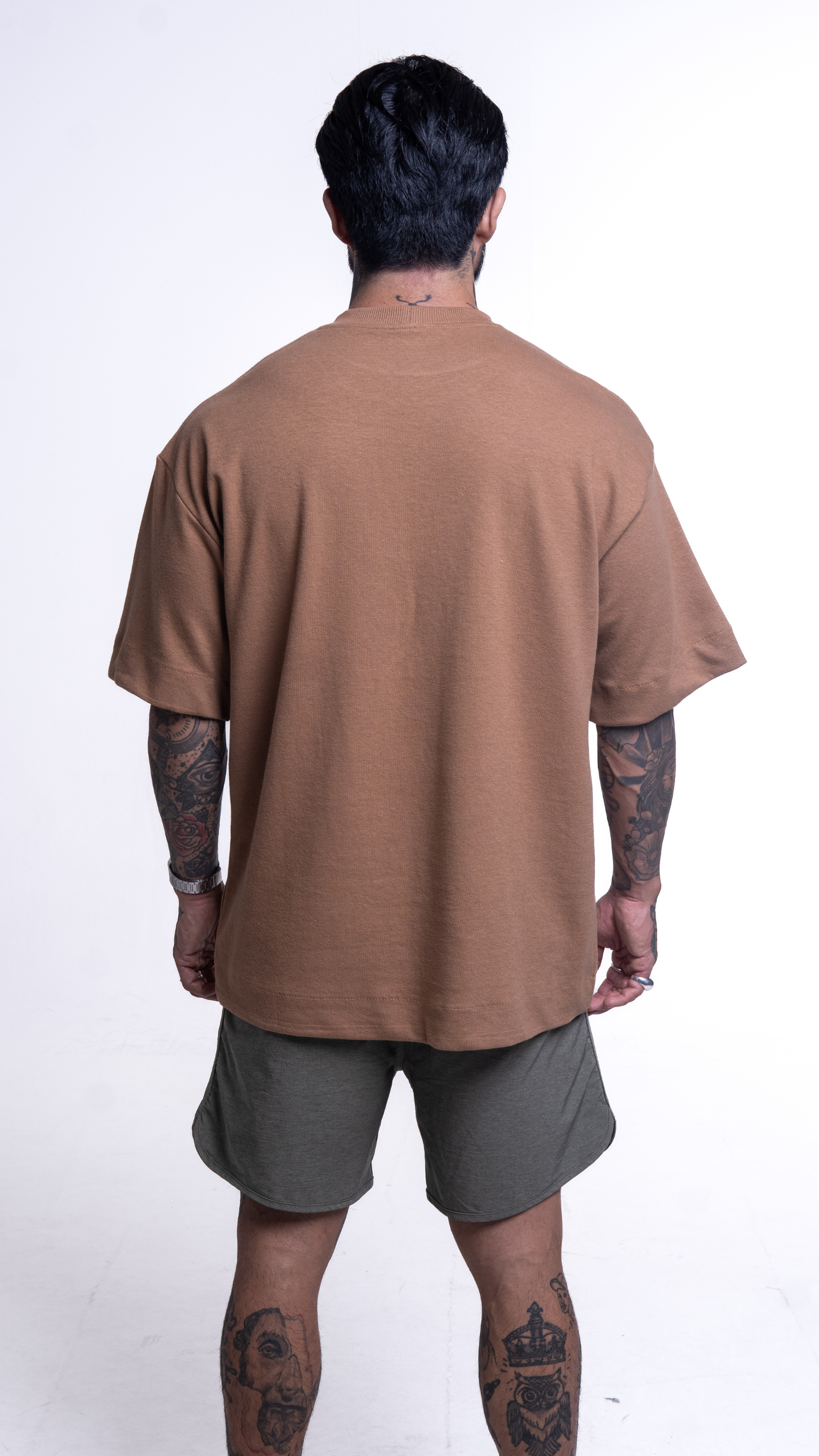 Camiseta Oversized caramel