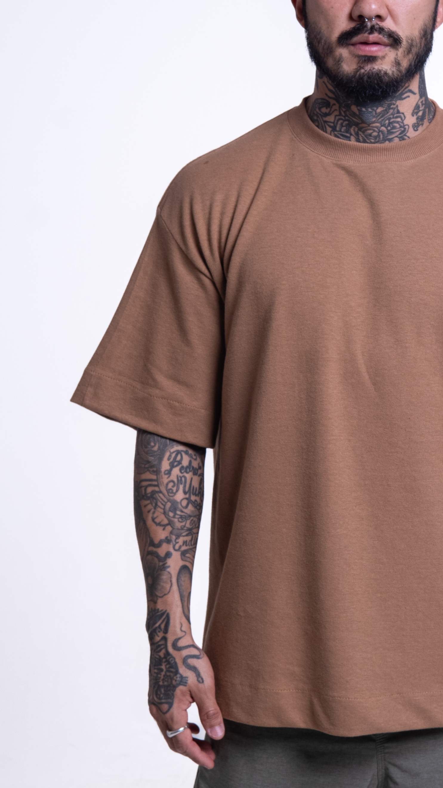 Camiseta Oversized caramel