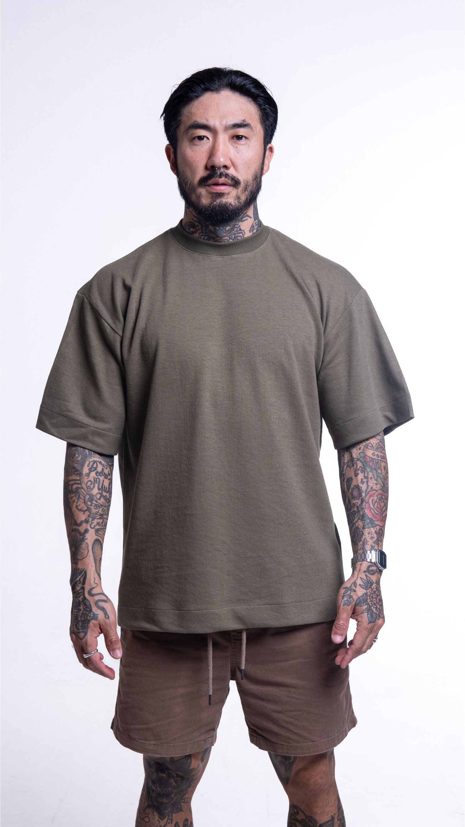 Camiseta Oversized VERDE AZEITONA