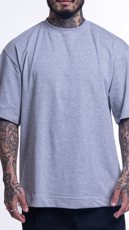 CAMISETA OVERSIZED CINZA ELEFANTE