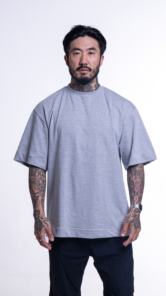 CAMISETA OVERSIZED CINZA ELEFANTE