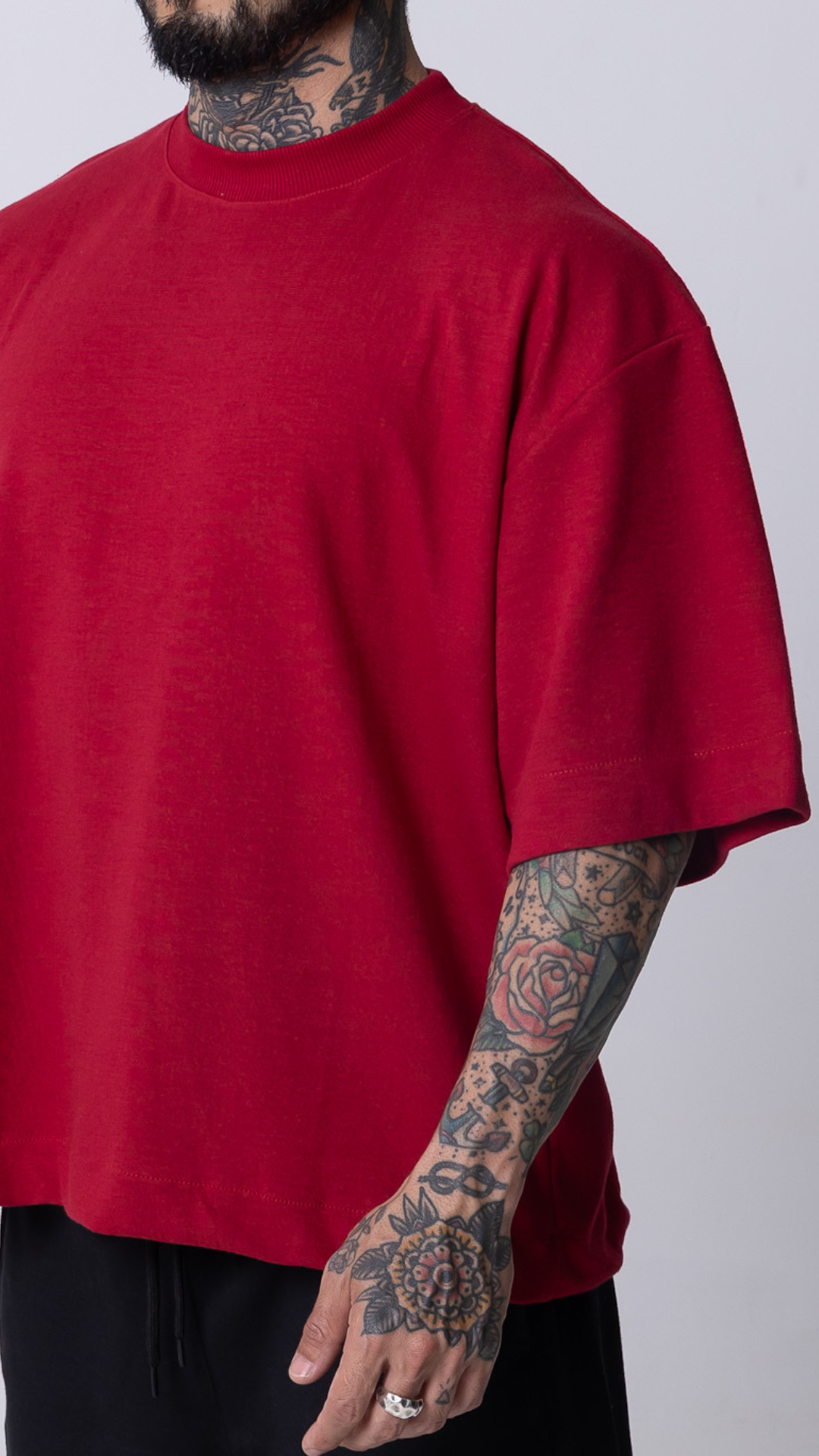 CAMISETA BOXY OVERSIZED VERMELHA