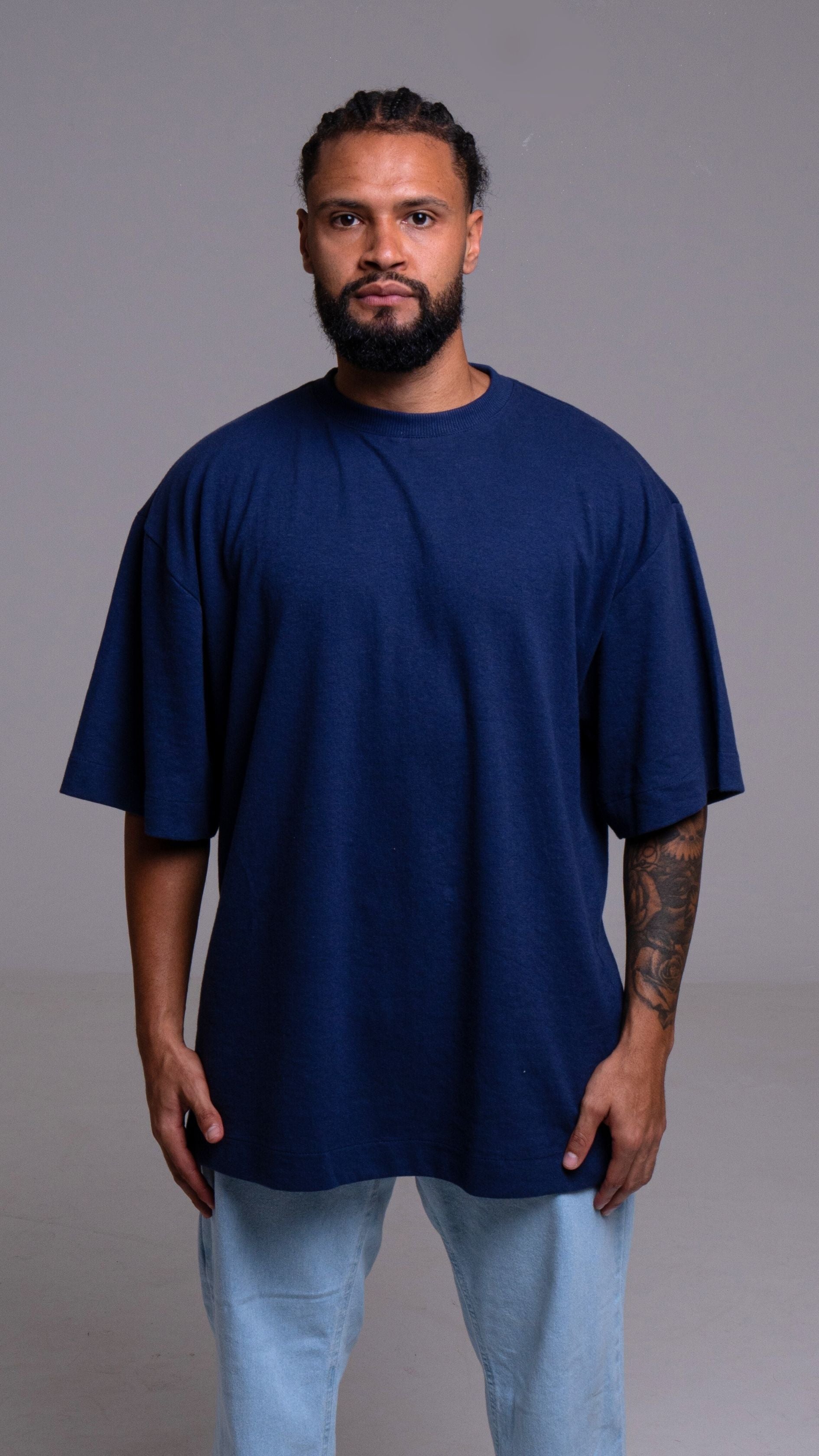 CAMISETA OVERSIZED AZUL MARINHO