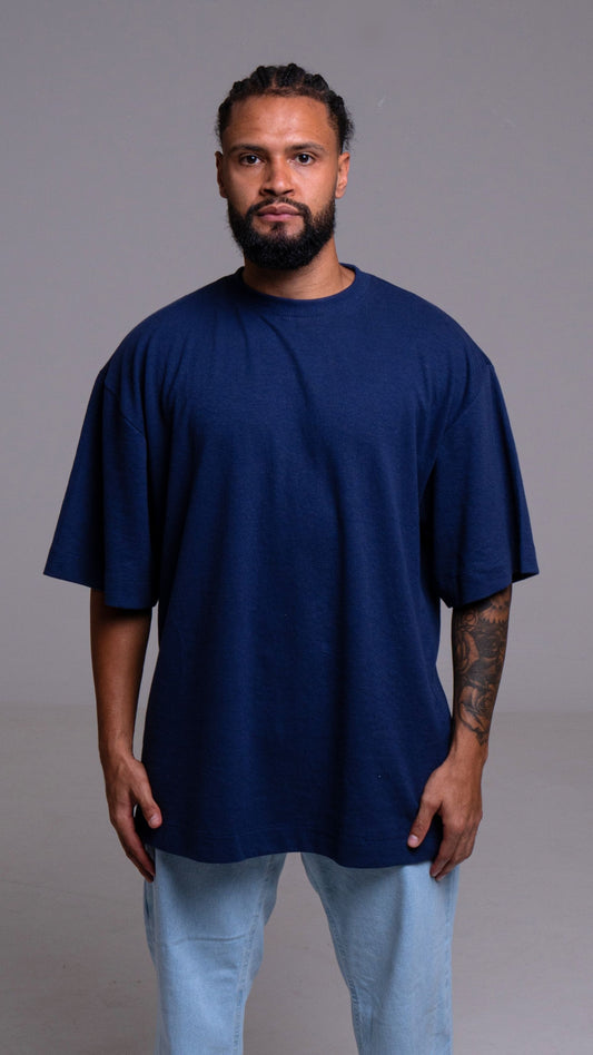 CAMISETA OVERSIZED AZUL MARINHO