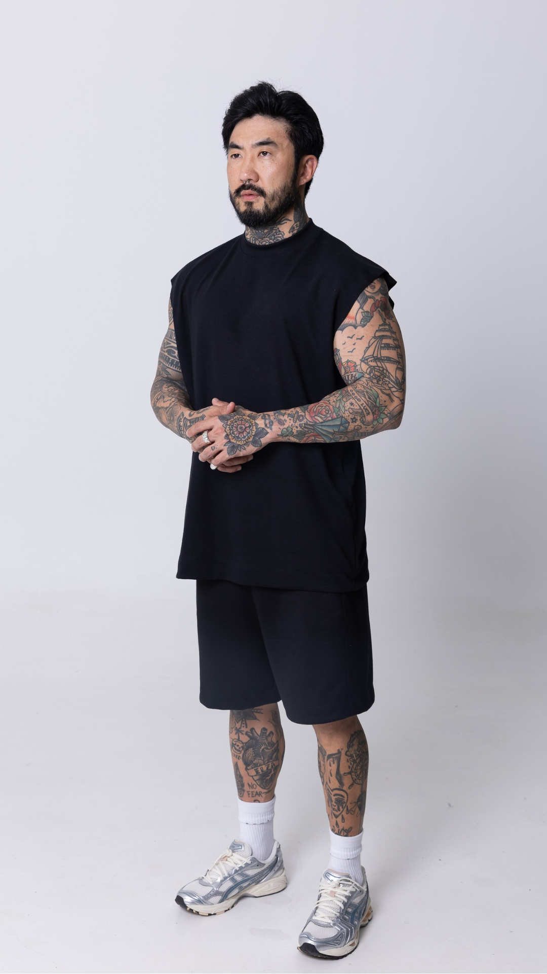 CONJUNTO REGATA MACHÃO PRETO LISO