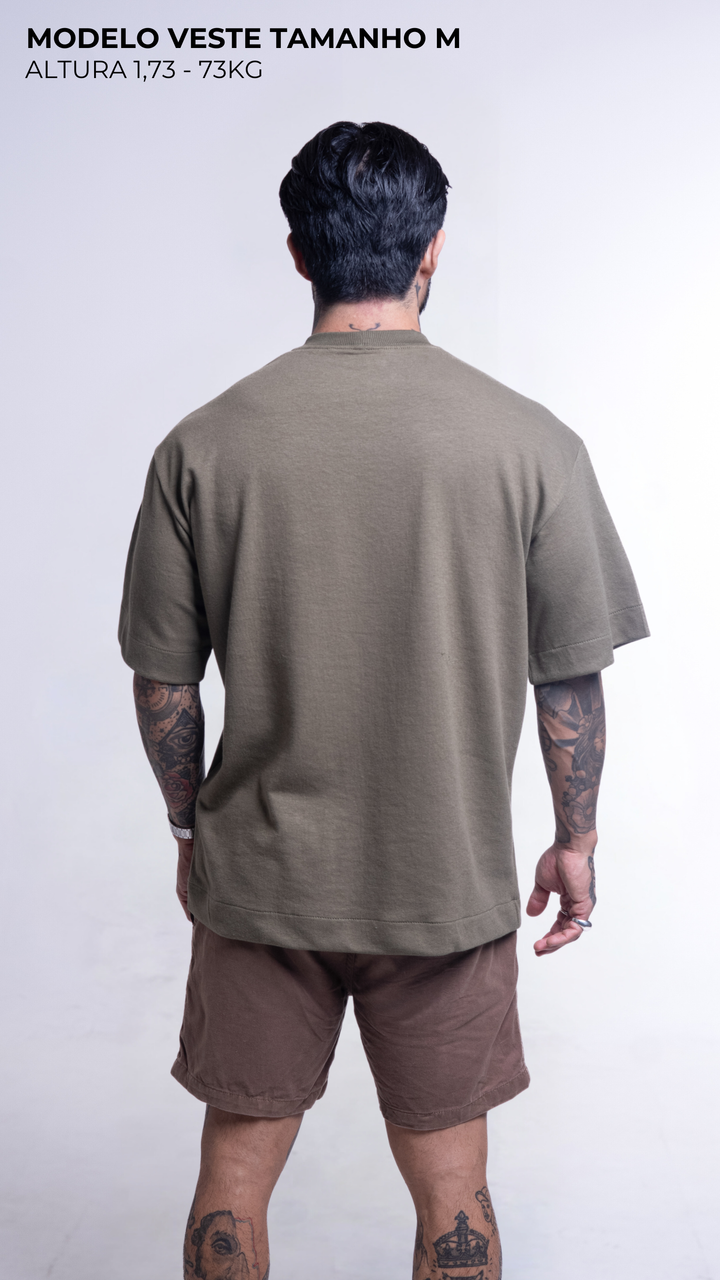 Camiseta Oversized VERDE AZEITONA