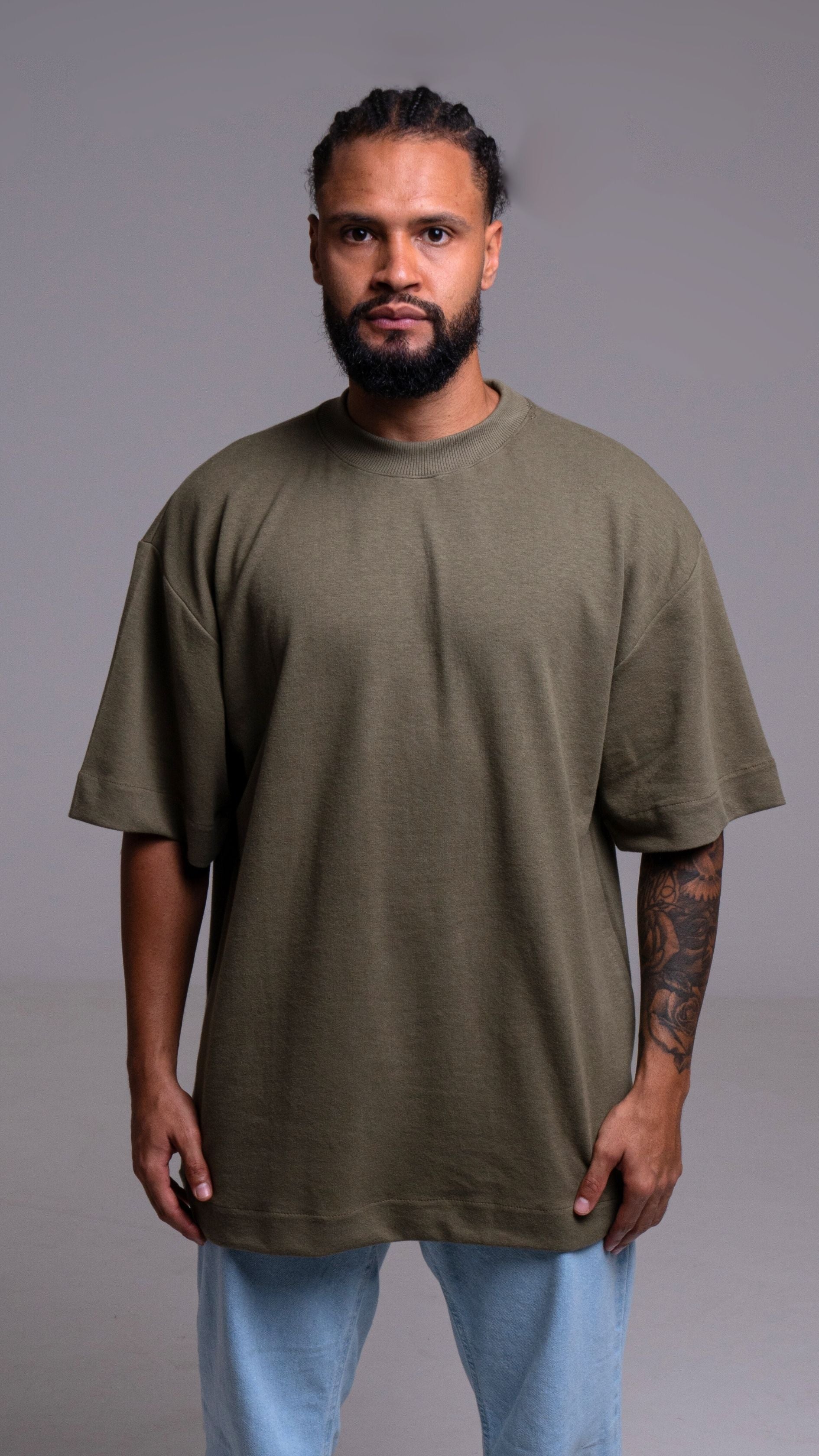 Camiseta Oversized VERDE AZEITONA