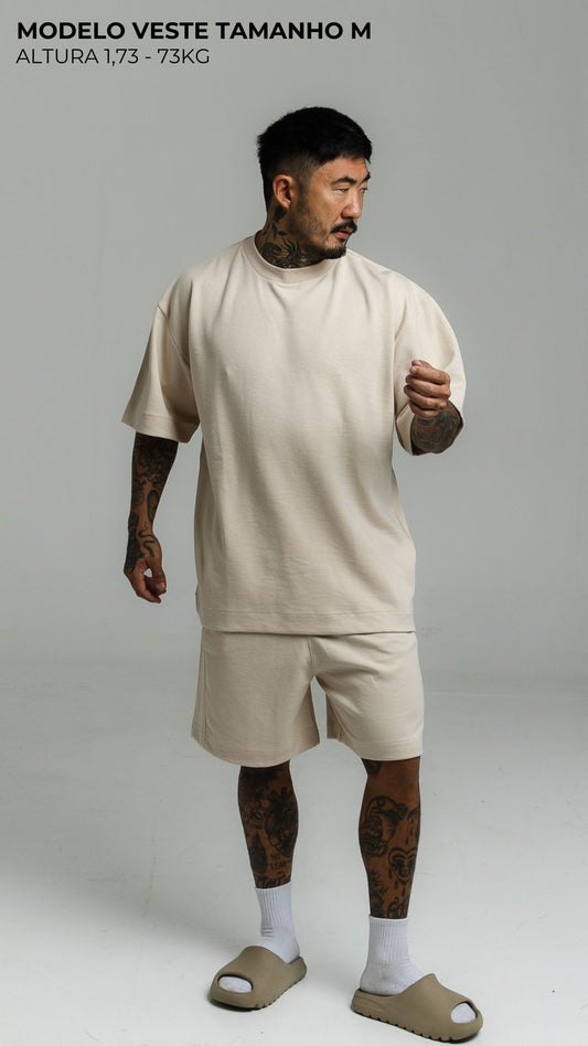 CAMISETA OVERSIZED CREAM