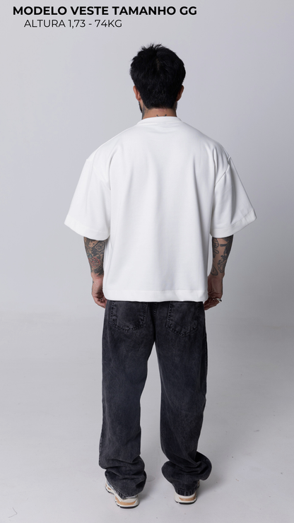 CAMISETA BOXY OVERSIZED OFF WHITE