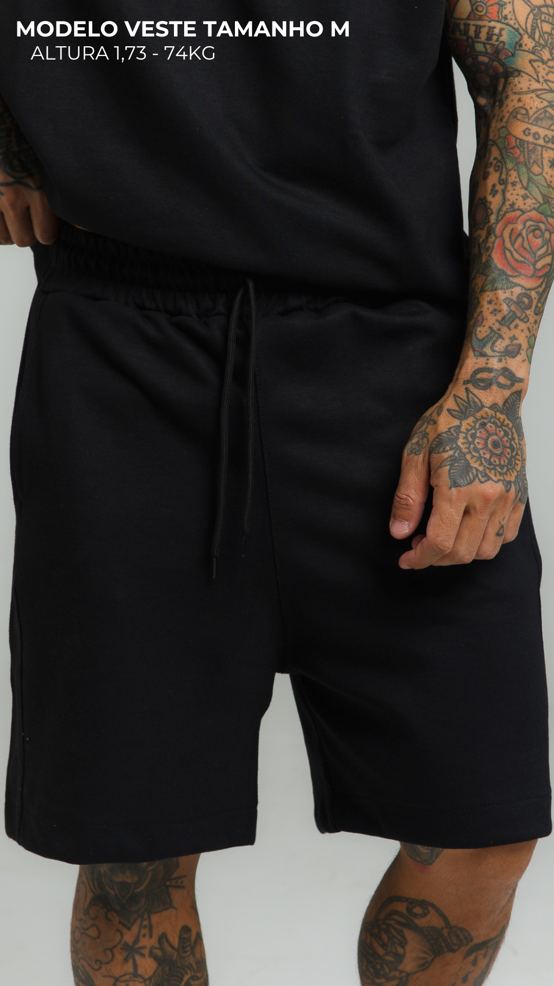 CONJUNTO REGATA MACHÃO PRETO LISO
