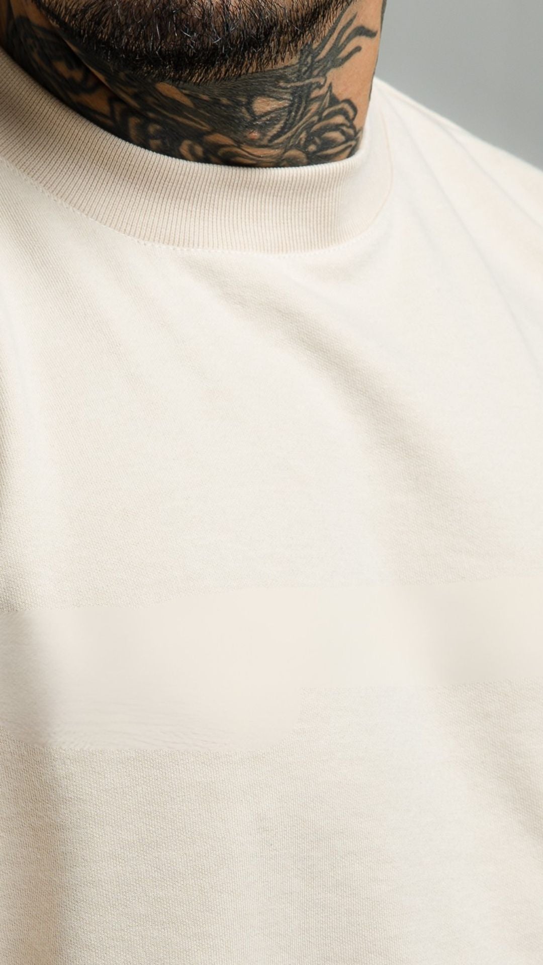 CAMISETA OVERSIZED CREAM