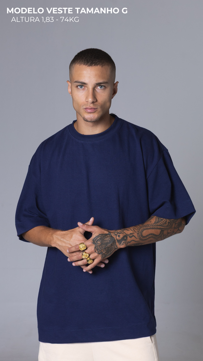 CAMISETA OVERSIZED AZUL MARINHO