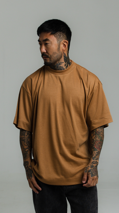 CAMISETA OVERSIZED CARAMEL