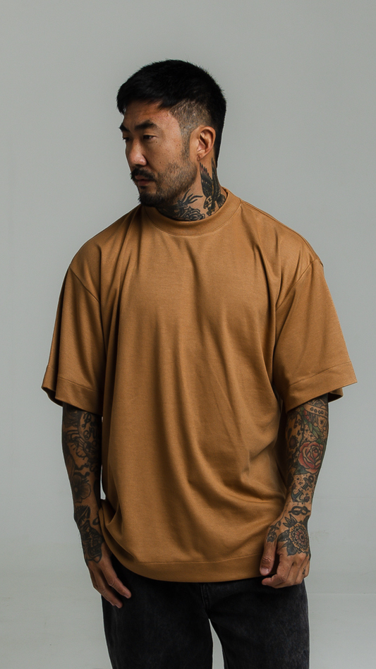 CAMISETA OVERSIZED CARAMEL