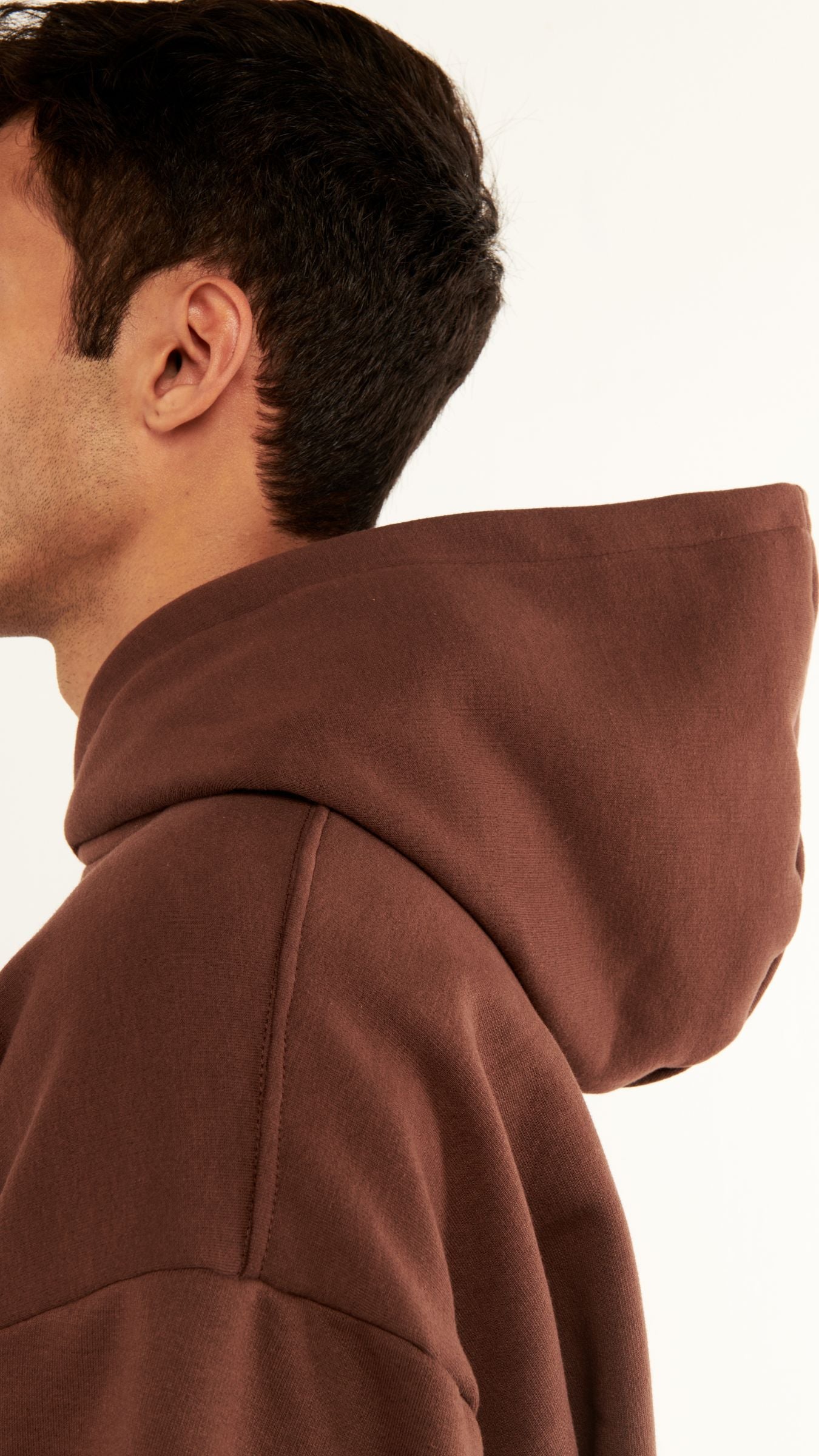 CONJUNTO DE MOLETOM UNISSEX MARROM